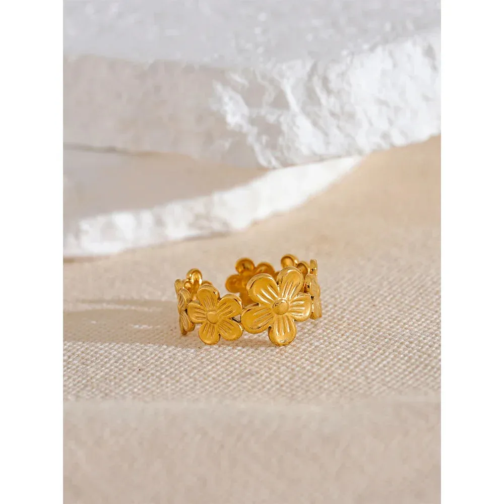 Sunray Flower Ring
