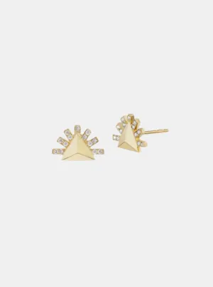 Sunrise Pyramid Studs