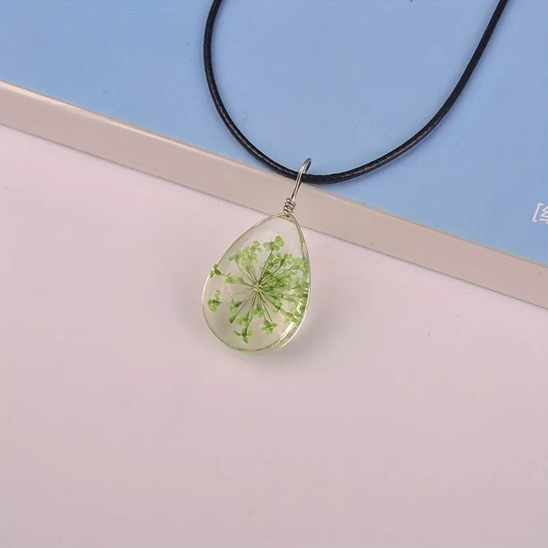 Sweet Star Necklace Time Glass Gem Small Fresh Necklace Sense Accessories