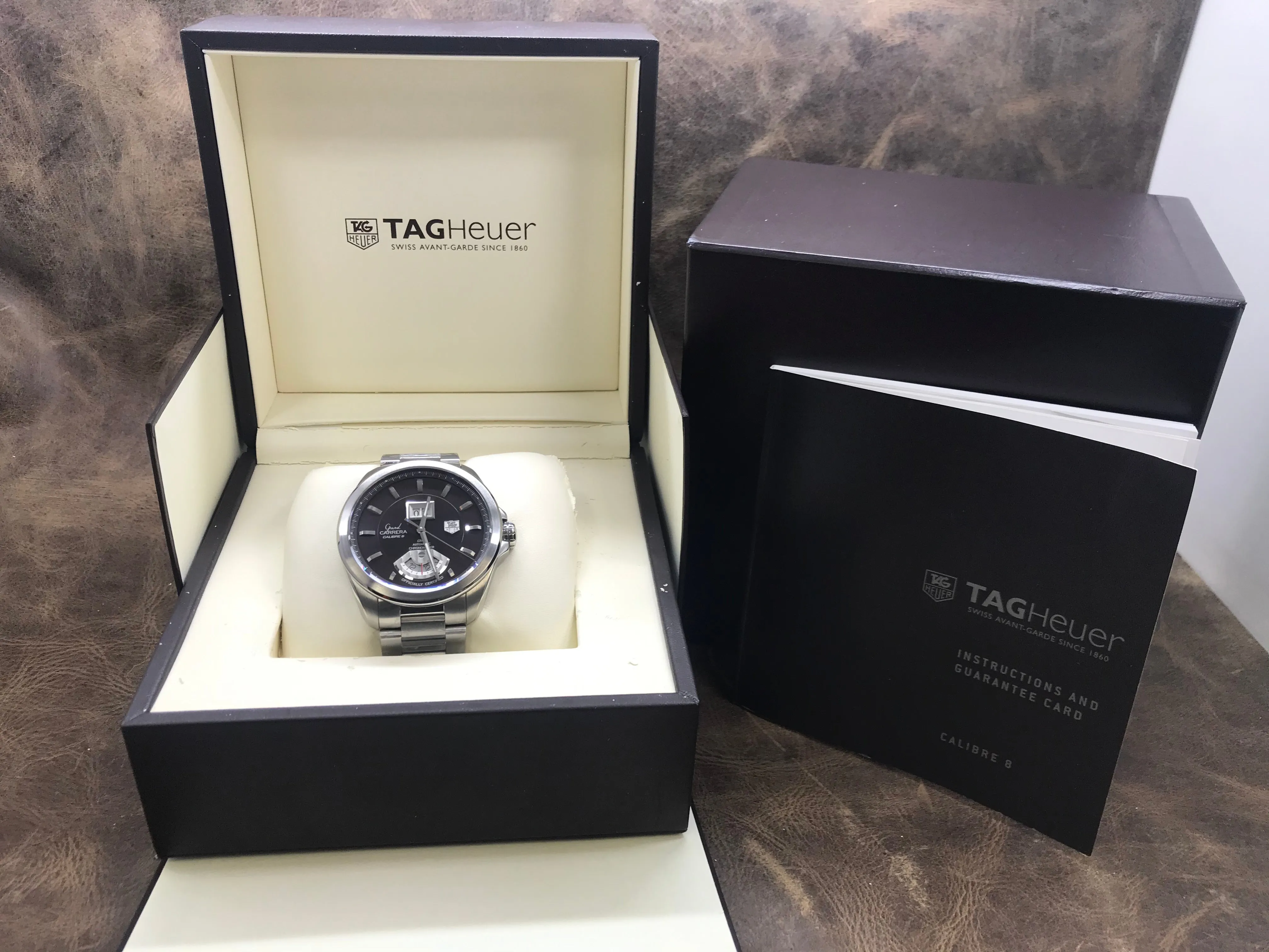 TAG Heuer Grand Carrera WAV5113 Brown Dial Automatic  Men's Watch