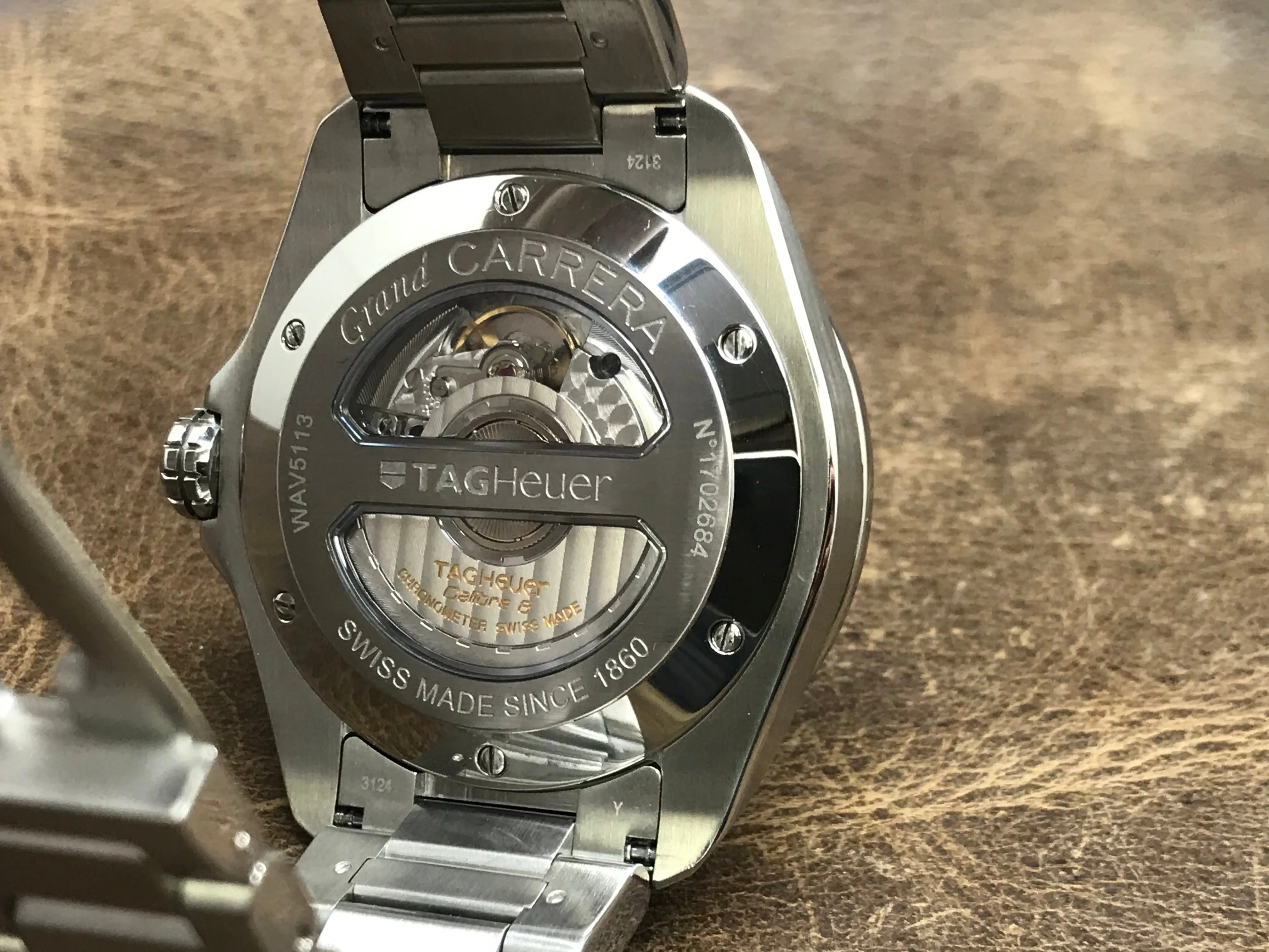 TAG Heuer Grand Carrera WAV5113 Brown Dial Automatic  Men's Watch