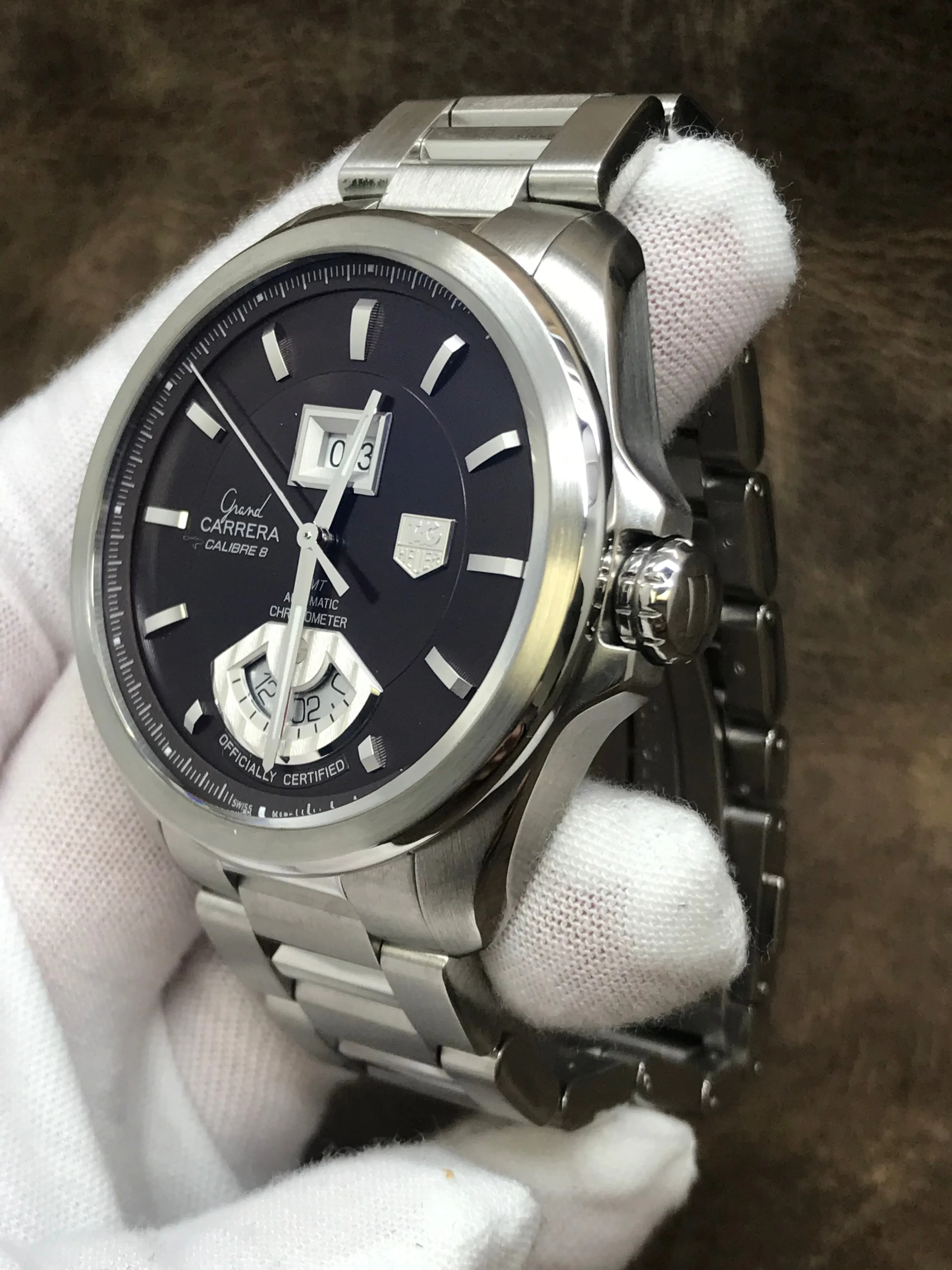 TAG Heuer Grand Carrera WAV5113 Brown Dial Automatic  Men's Watch