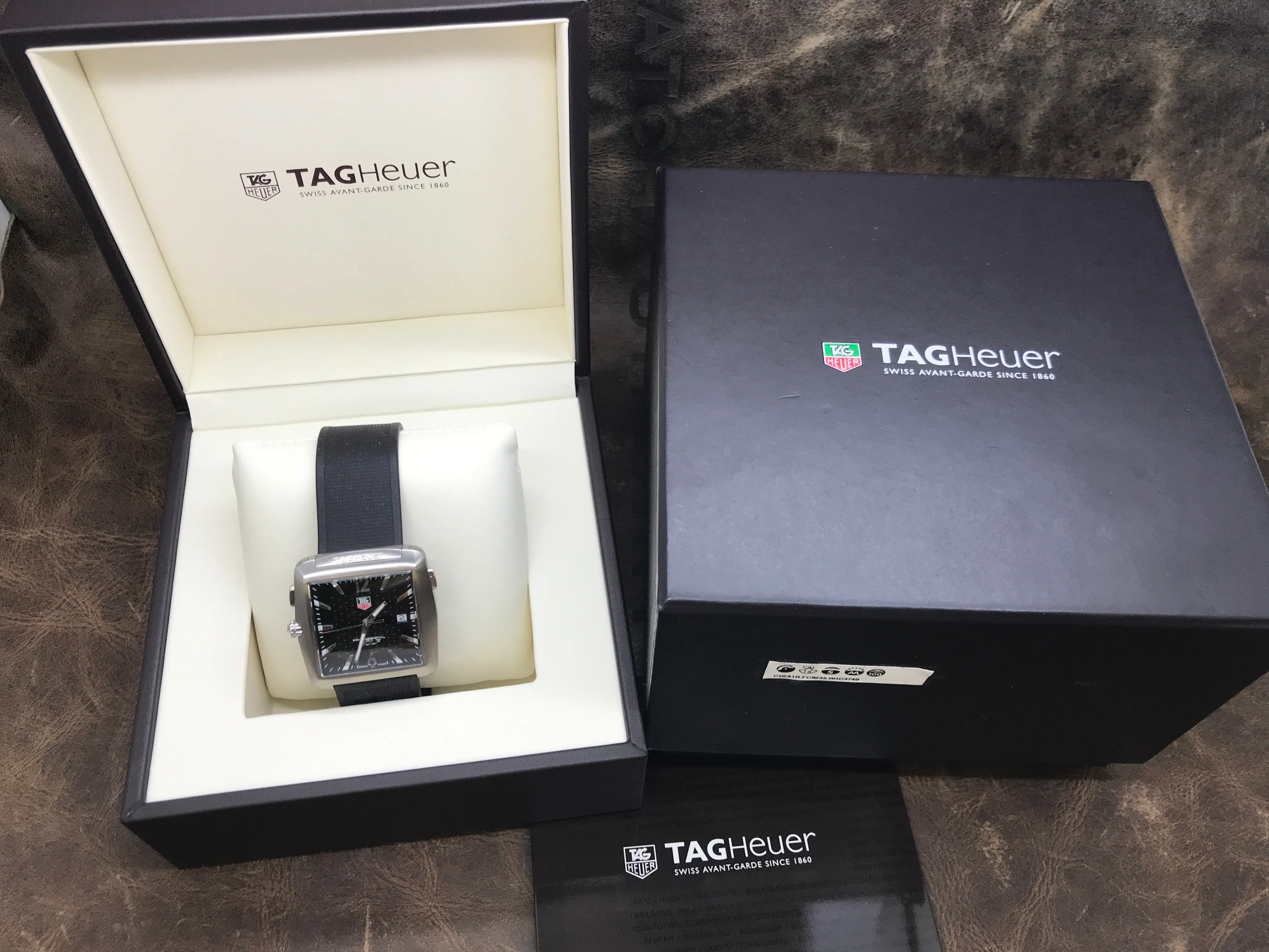 TAG Heuer Professional Golf Tiger Woods Edition WAE1111-0 Black Dial Quartz Watch