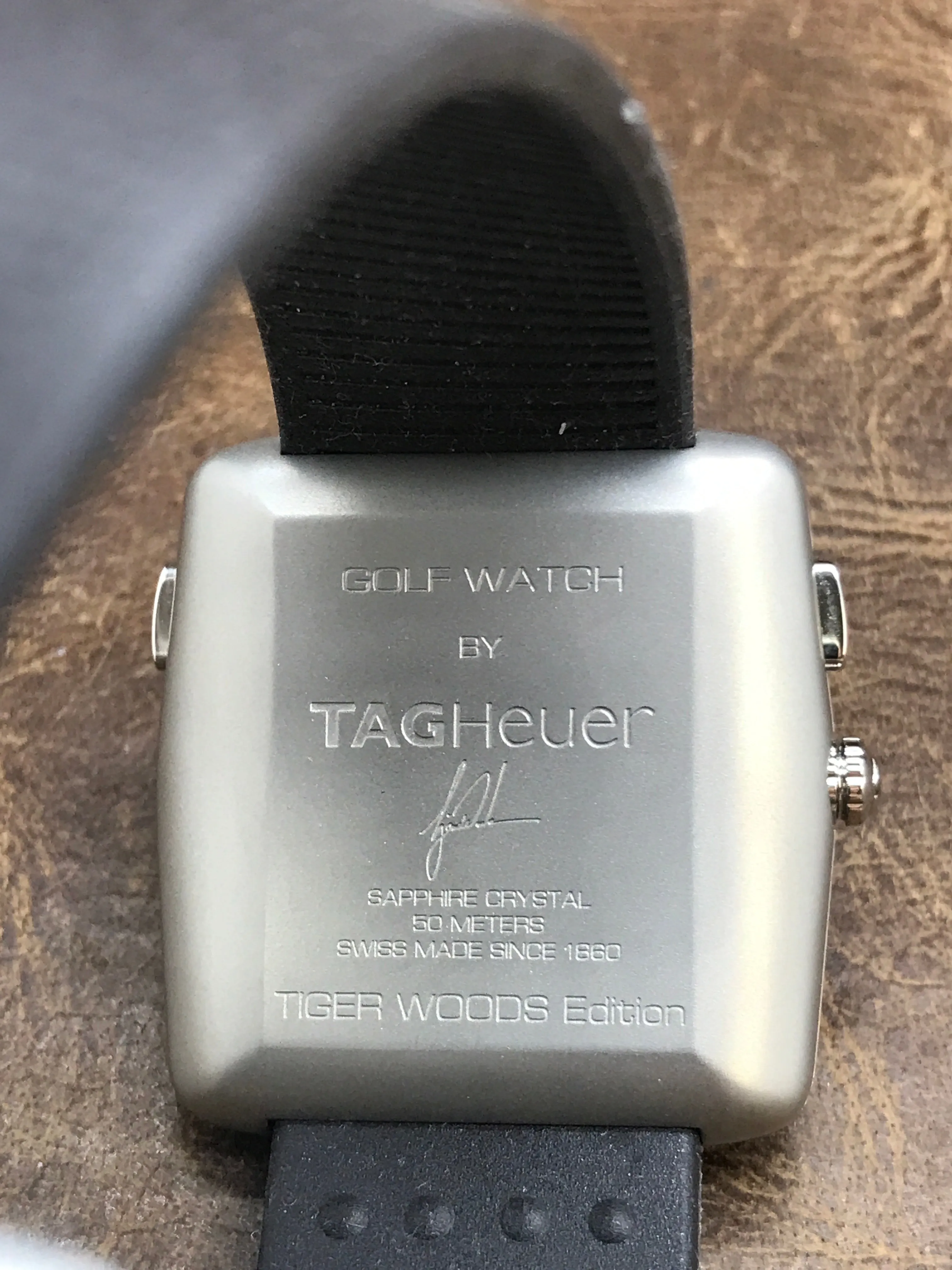 TAG Heuer Professional Golf Tiger Woods Edition WAE1111-0 Black Dial Quartz Watch