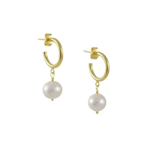 Tashi - Vermeil Pearl Earring