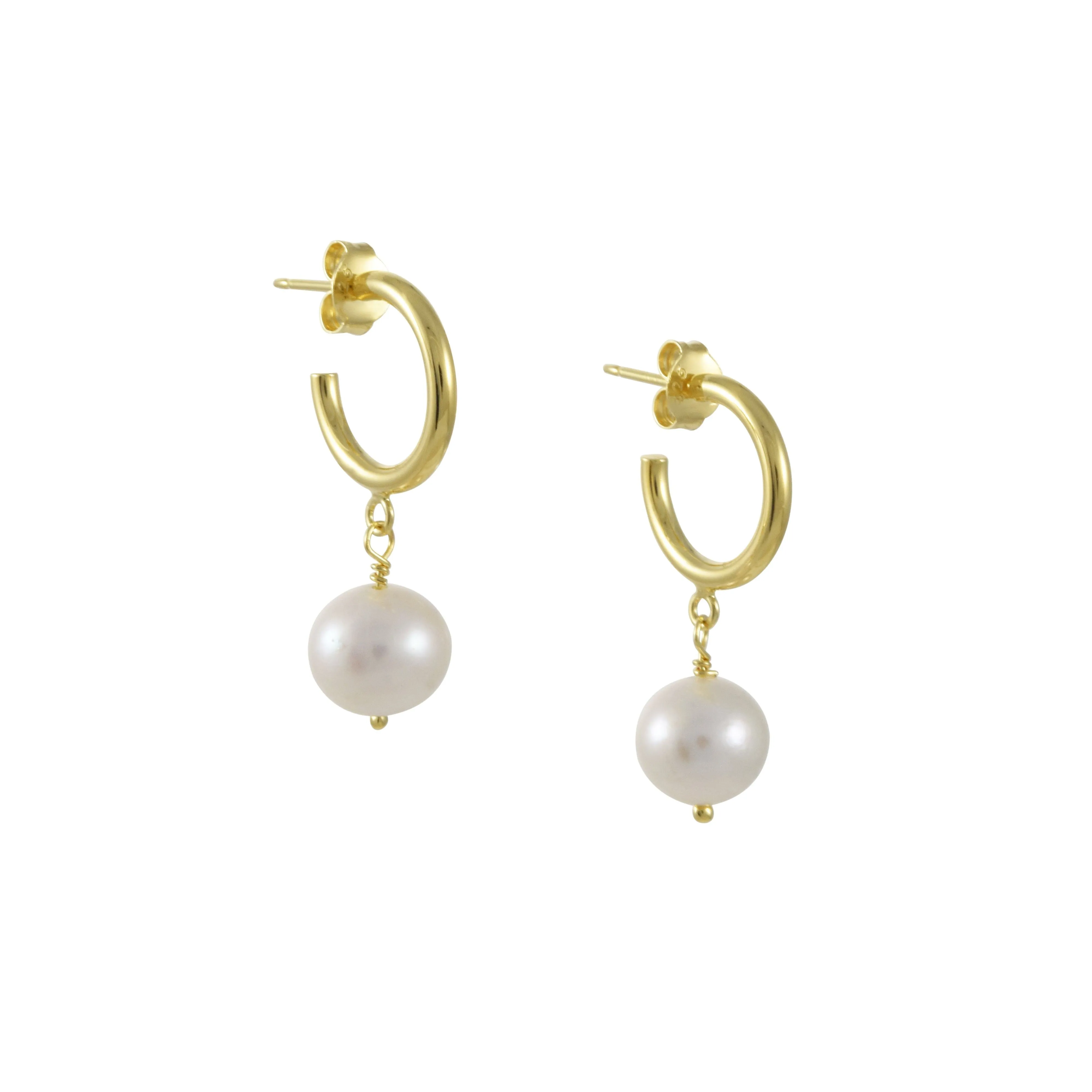 Tashi - Vermeil Pearl Earring