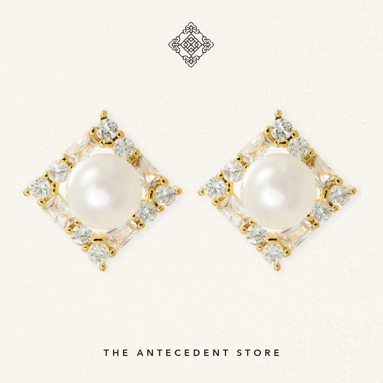 The Antecedent Store Pearl Stud Earrings
