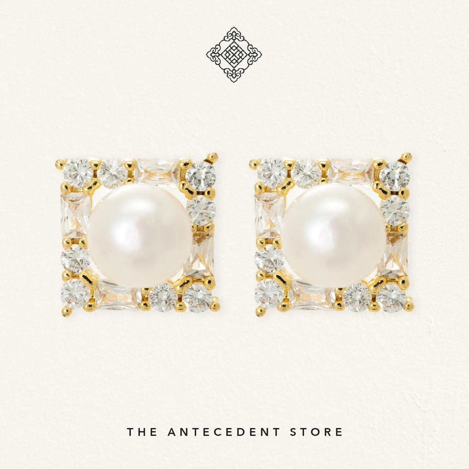 The Antecedent Store Pearl Stud Earrings
