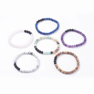 Thin Lava Matte Bracelet
