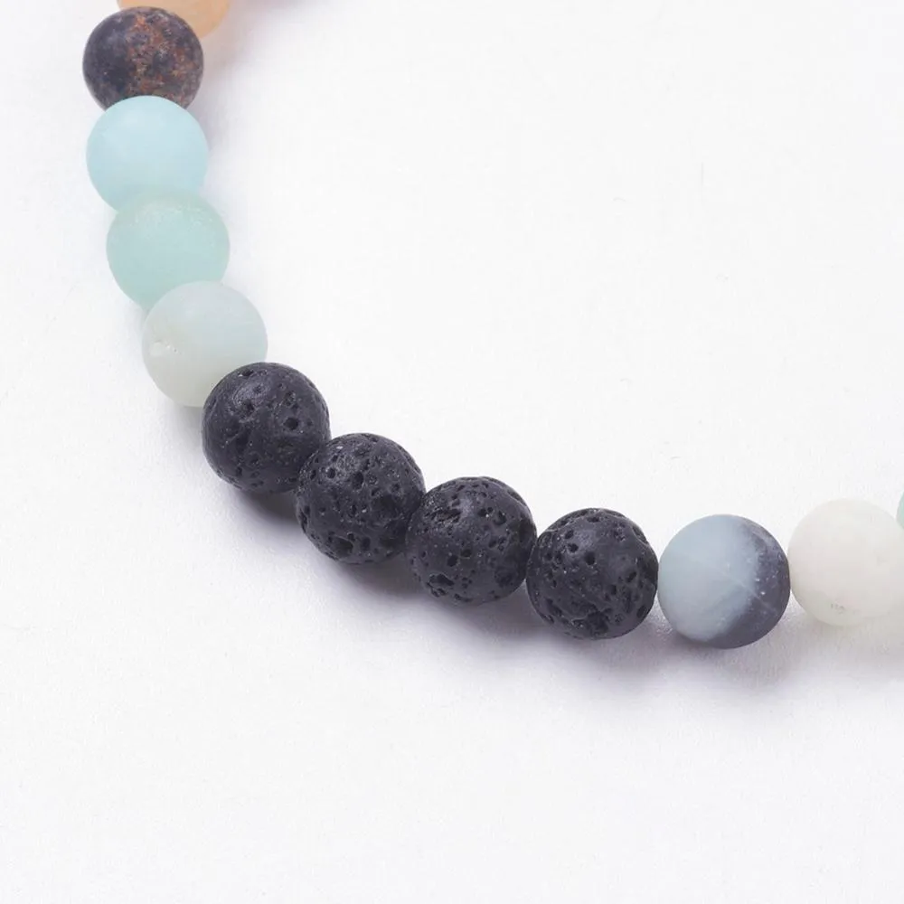 Thin Lava Matte Bracelet