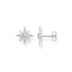 Thomas Sabo CZ Star Silver Stud Earrings