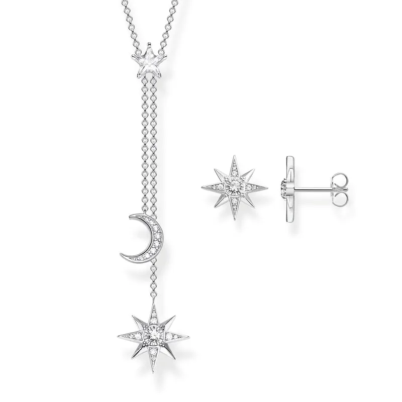 Thomas Sabo CZ Star Silver Stud Earrings