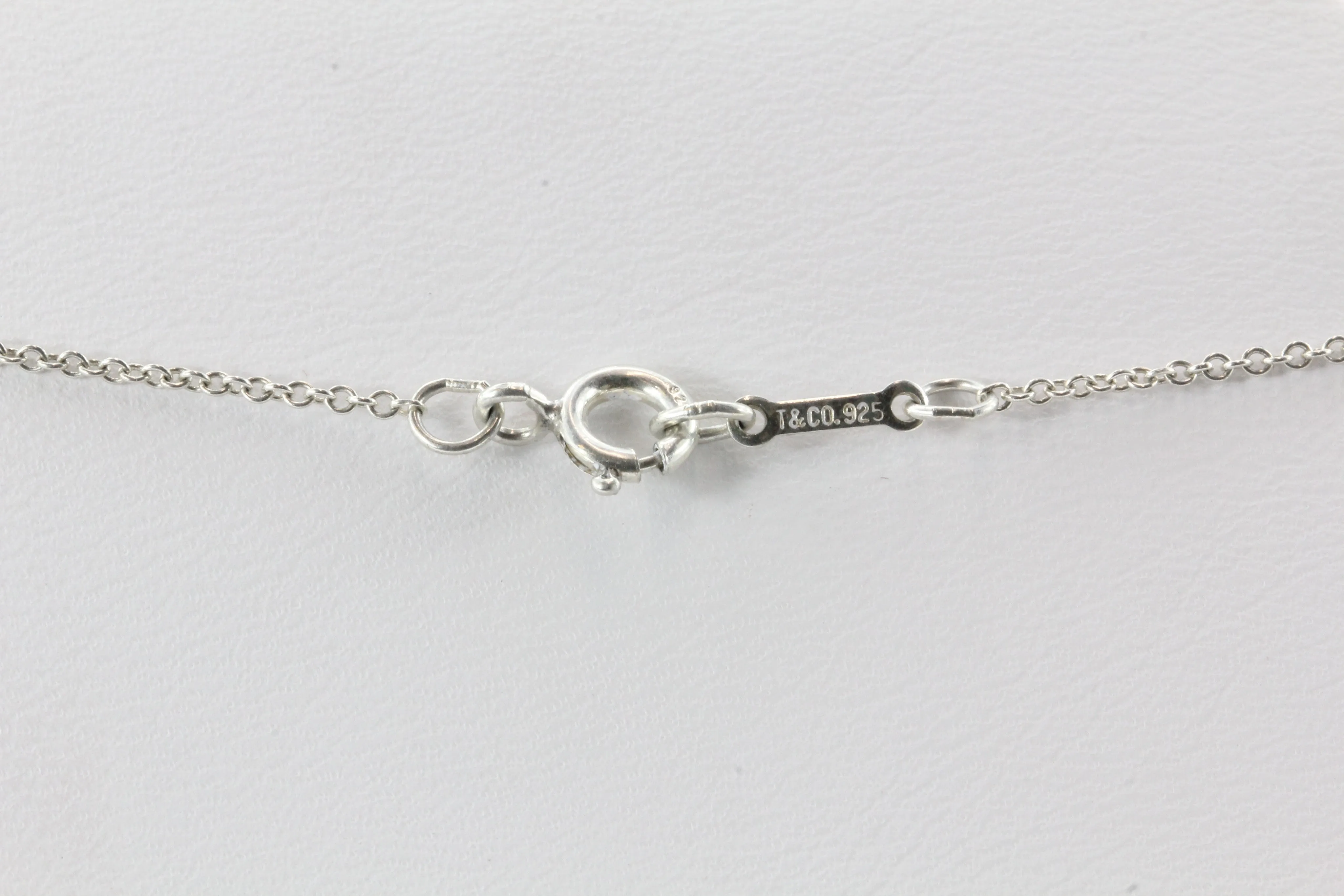 Tiffany & Co Paloma Picasso Sterling Silver Heart Necklace
