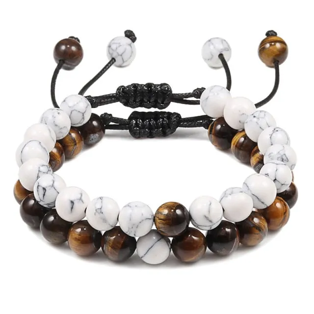 Tiger Eye Handmade Adjustable Unisex Beaded Bracelet