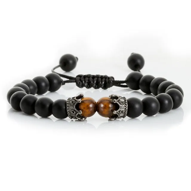 Tiger Eye Handmade Adjustable Unisex Beaded Bracelet