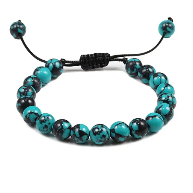 Tiger Eye Handmade Adjustable Unisex Beaded Bracelet