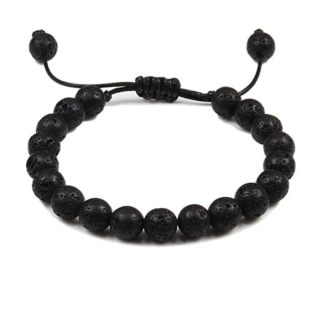 Tiger Eye Handmade Adjustable Unisex Beaded Bracelet