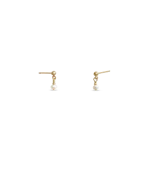Tiny Pearl Stud Earrings