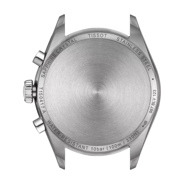 Tissot PR 100 Silver Stainless Steel Green Dial Chronograph Quartz Watch for Gents - T150.417.11.091.00