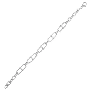 Toggle CZ Chain Bracelet