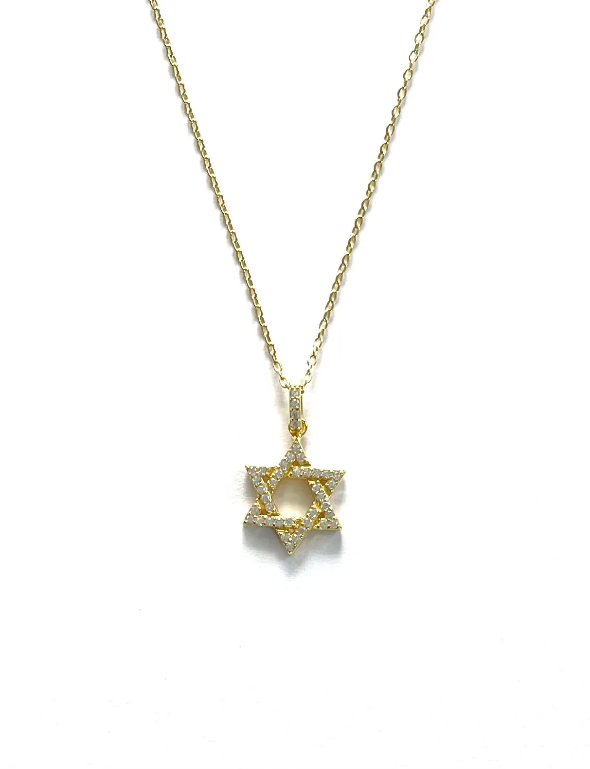 Tovah CZ Star Of David Necklace
