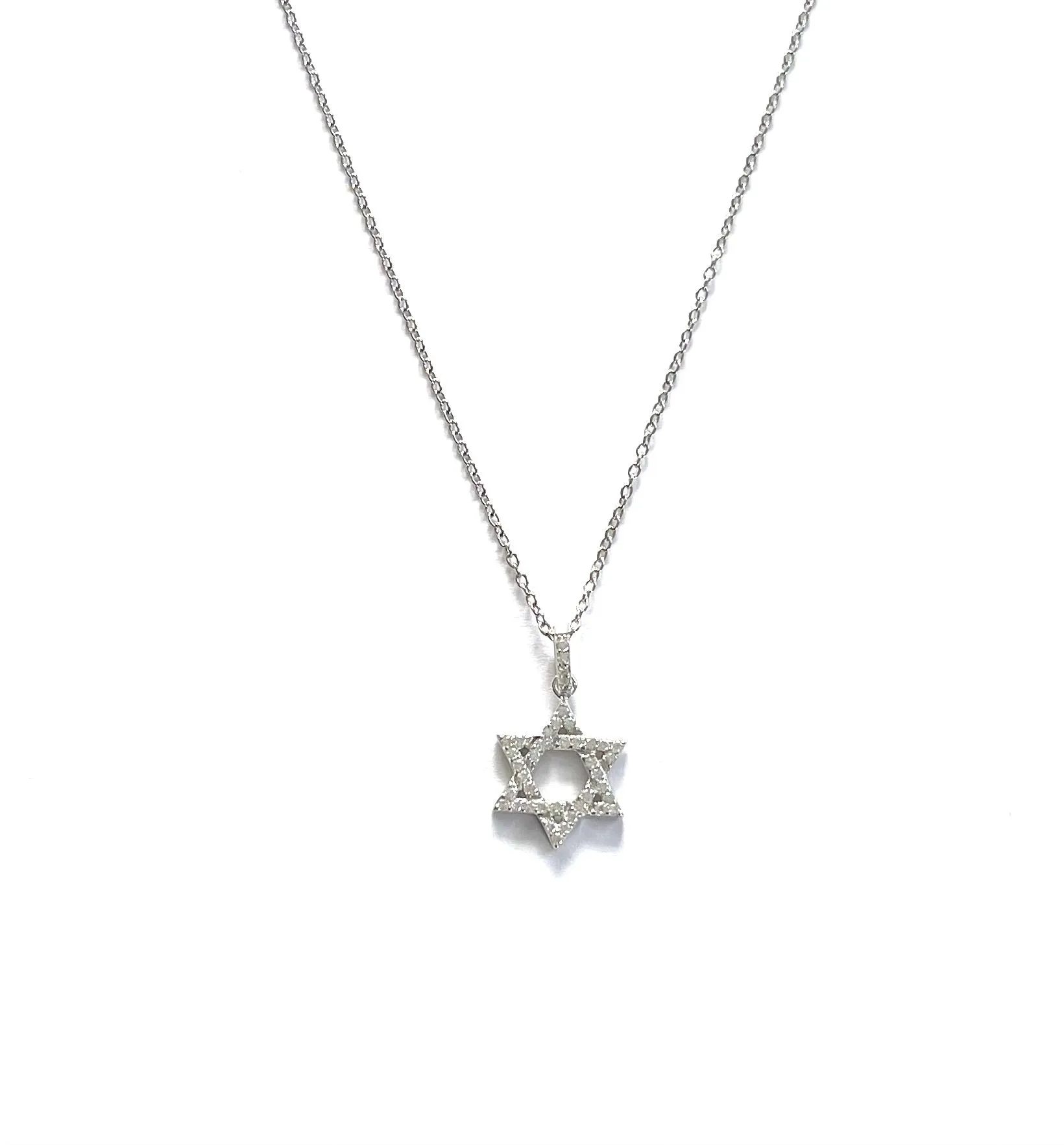 Tovah CZ Star Of David Necklace