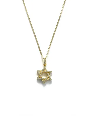 Tovah CZ Star Of David Necklace