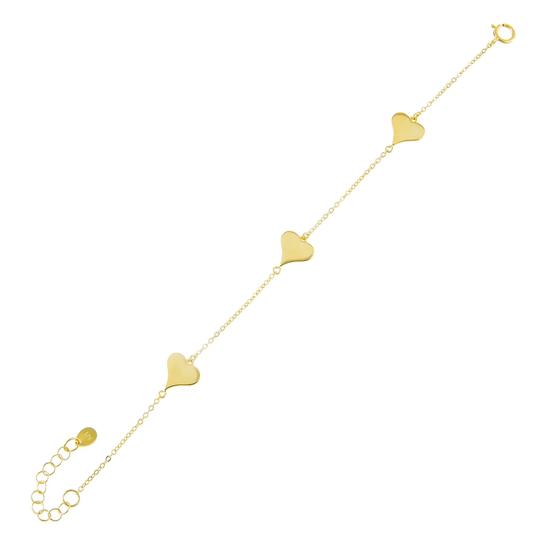 Triple Heart Bracelet