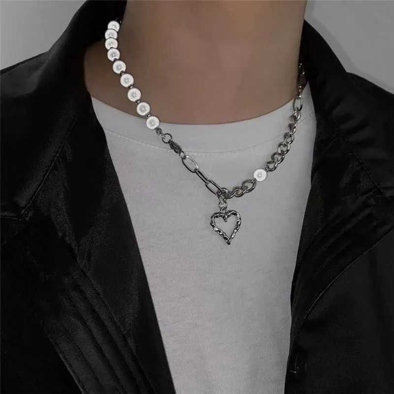 Unisex Double Layer Zircon Star Necklace