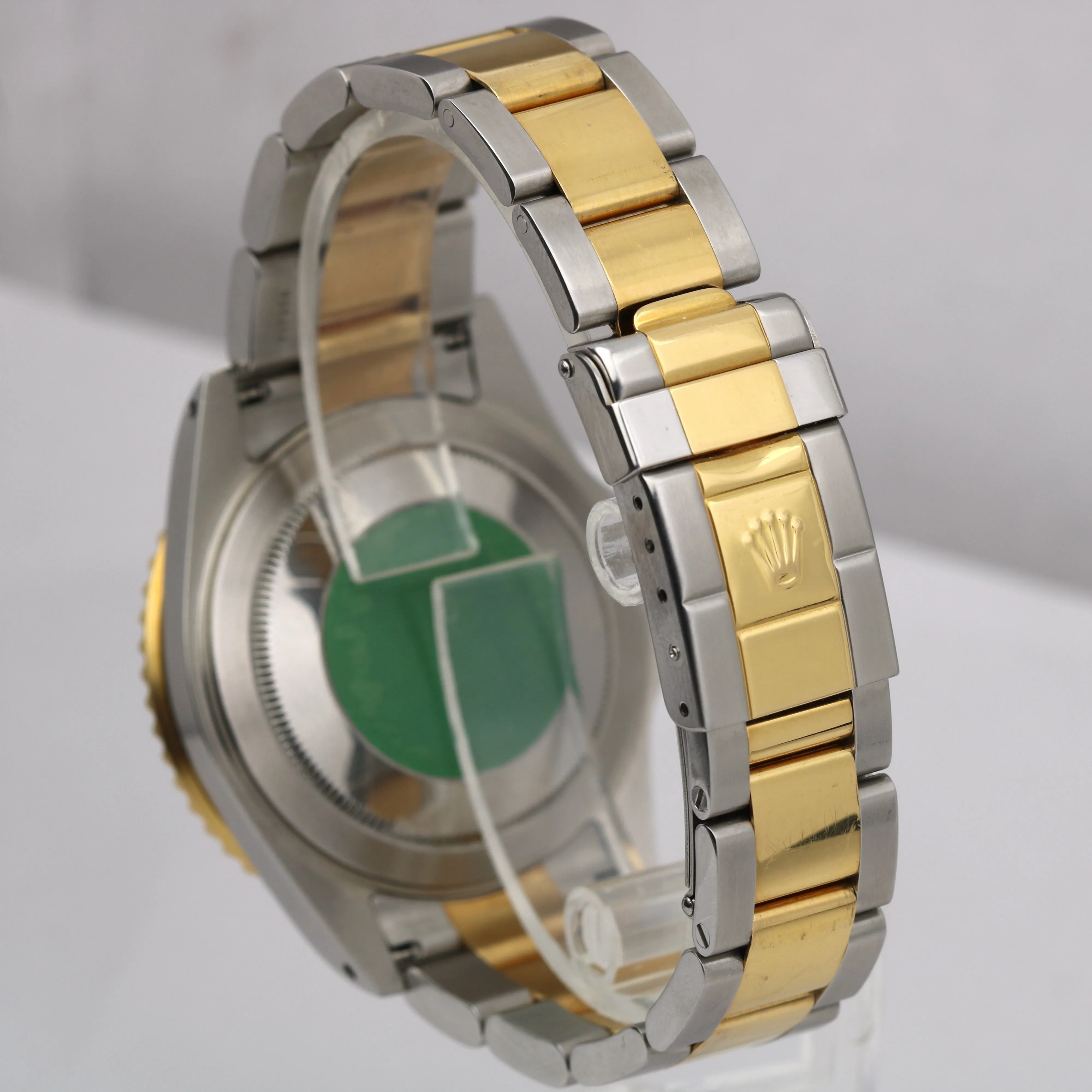 UNPOLISHED TOP CONDITION Rolex GMT-Master II Two-Tone P 18K Gold Watch 16713