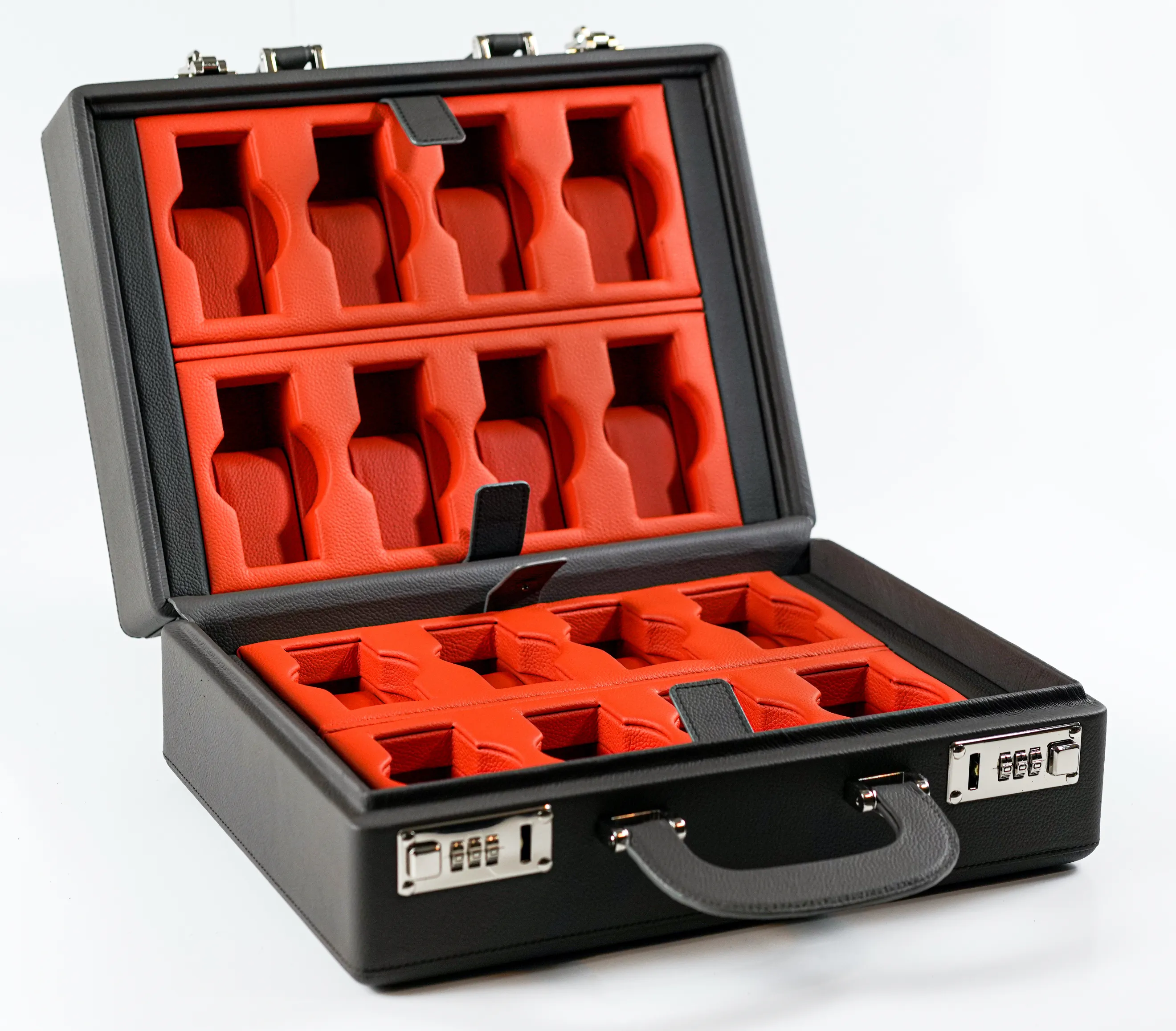 Valigetta 16 Grey and Orange with Handle