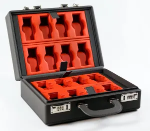 Valigetta 16 Grey and Orange with Handle