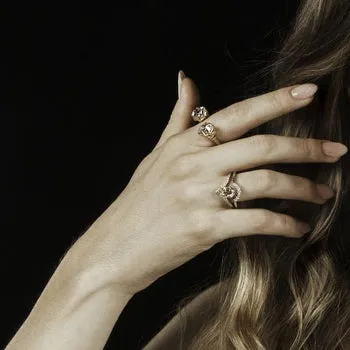 VENUSIAN RING | GOLD & HERKIMER DIAMOND