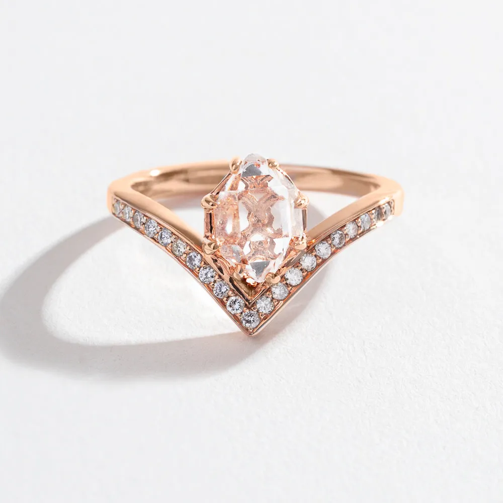 VENUSIAN RING | GOLD & HERKIMER DIAMOND