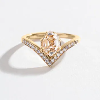 VENUSIAN RING | GOLD & HERKIMER DIAMOND