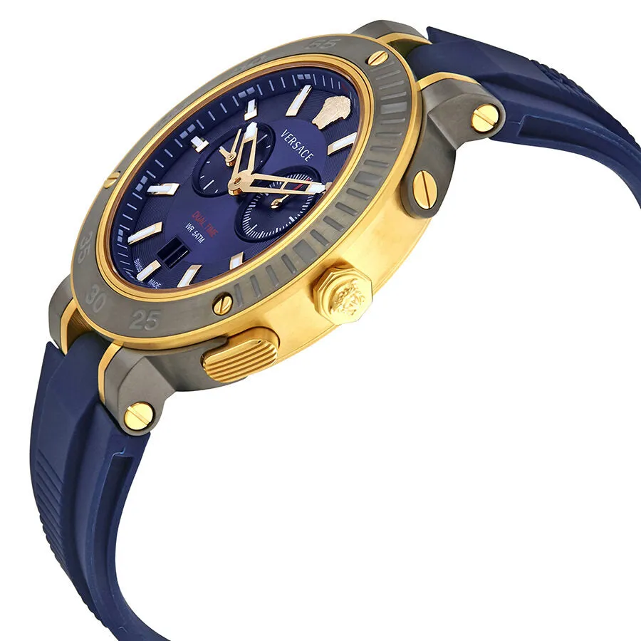 Versace V-extreme Blue Dial Men's Watch VCN010017