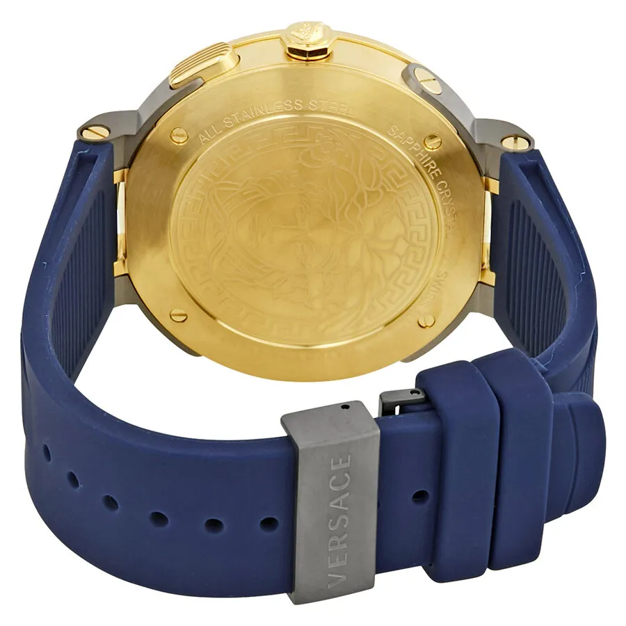 Versace V-extreme Blue Dial Men's Watch VCN010017