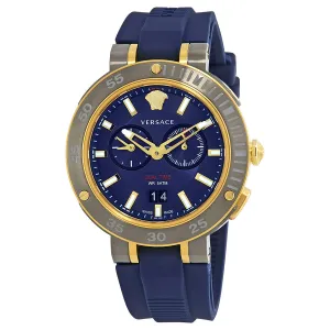 Versace V-extreme Blue Dial Men's Watch VCN010017
