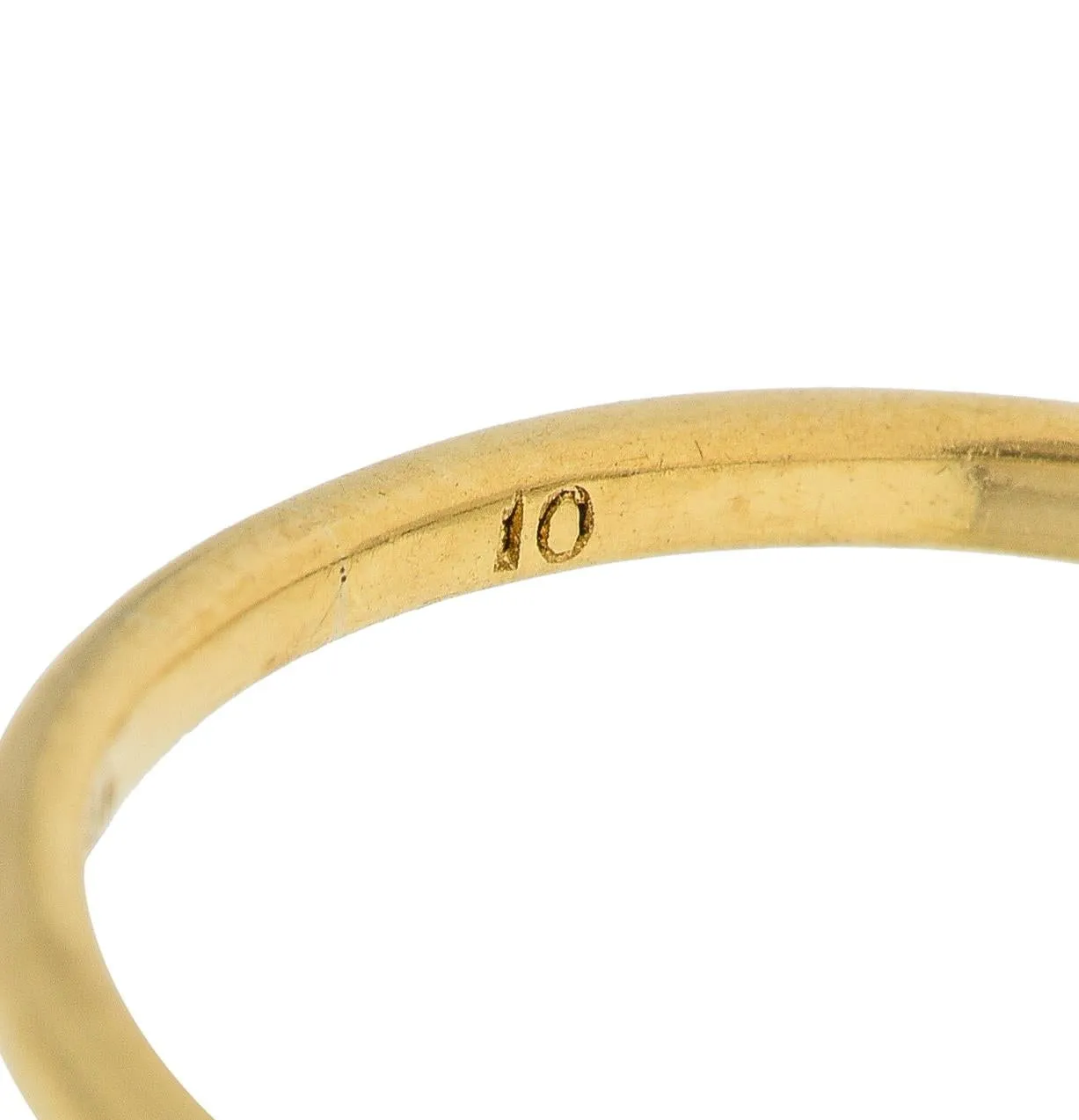 Victorian 0.60 CTW Old European Diamond Platinum 18 Karat Yellow Gold Antique Engagement Ring
