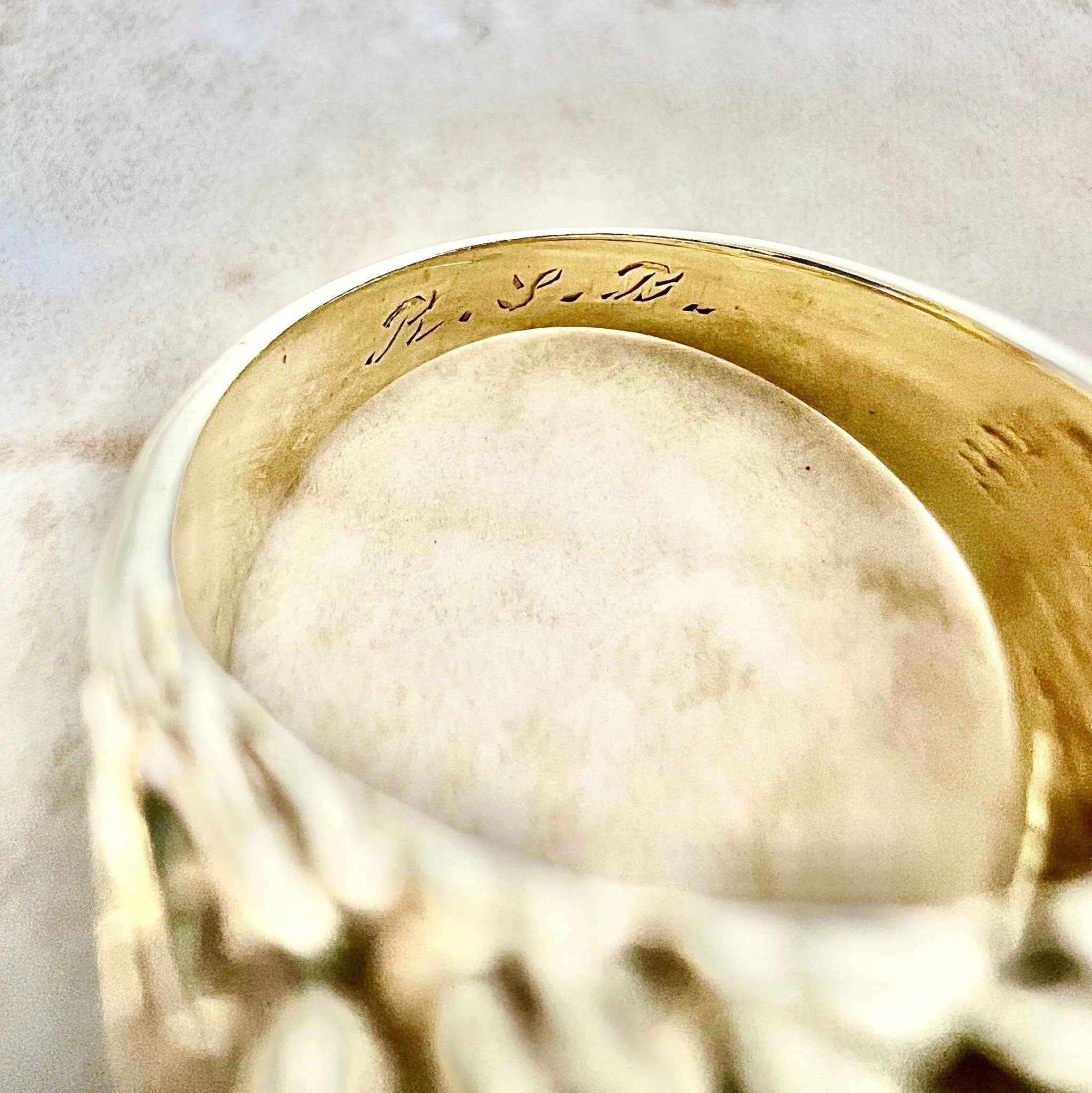 Vintage 14 Karat Yellow Gold 0.55 Carat Round Diamond Solitaire Ring