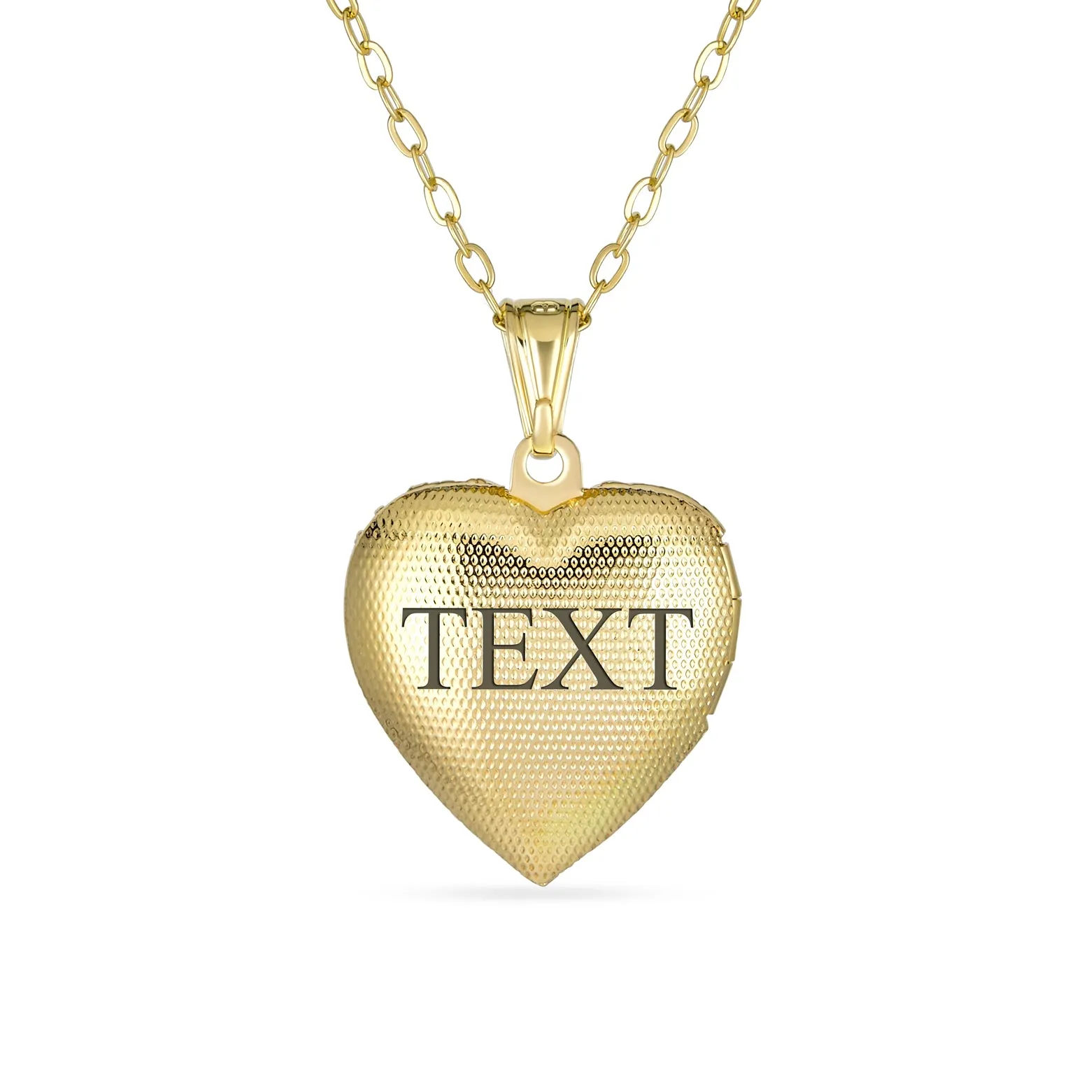 Vintage Filigree Heart Aromatherapy Diffuser Locket Necklace 18K Gold Plated
