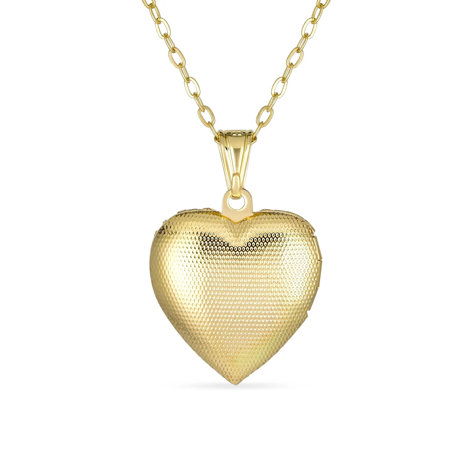 Vintage Filigree Heart Aromatherapy Diffuser Locket Necklace 18K Gold Plated