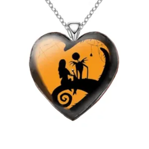 Vintage Men's Heart Halloween Pendant