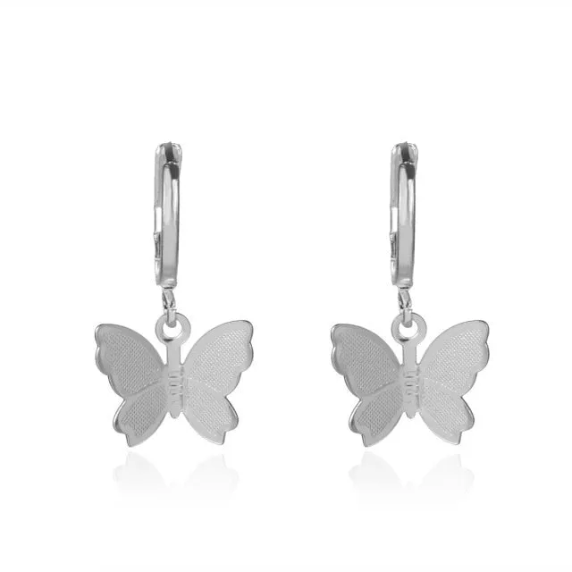 Vintage Multilayer Pendant Butterfly Necklace for Women