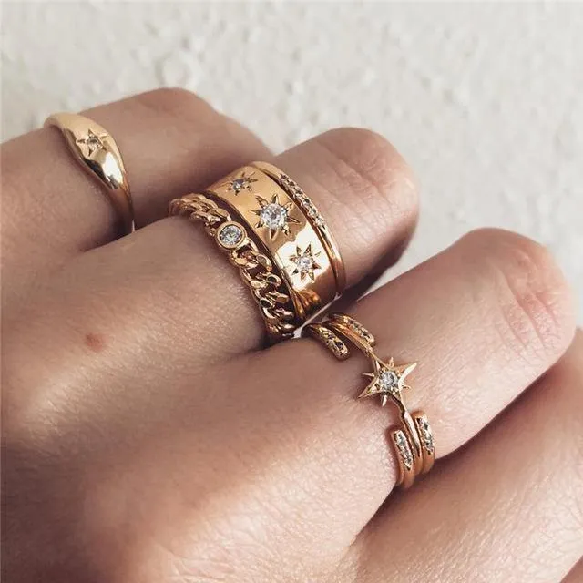 Vintage Rings 5pcs/set