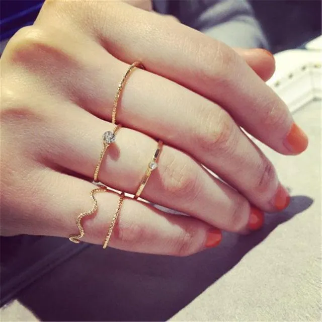Vintage Rings 5pcs/set