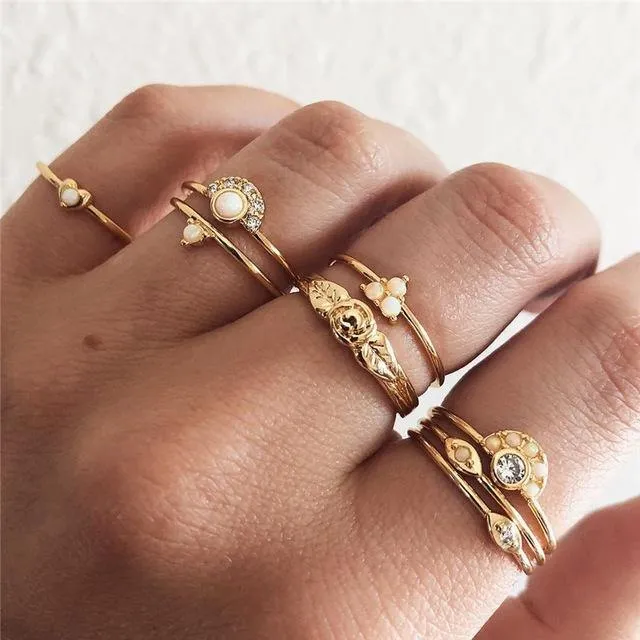 Vintage Rings 5pcs/set