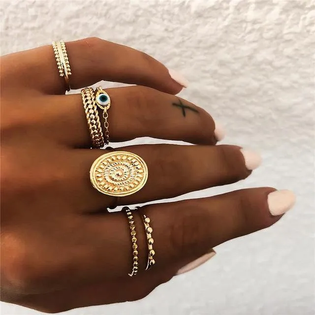 Vintage Rings 5pcs/set