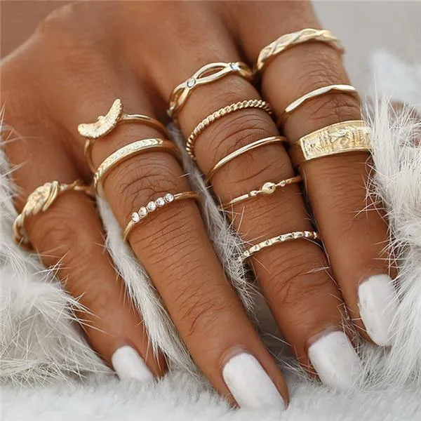 Vintage Rings 5pcs/set