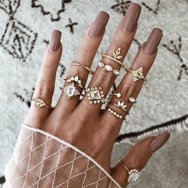 Vintage Rings 5pcs/set